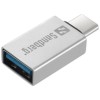 Adapter USB-A => USB-C (ž) USB 3.2 Gen1 Sandberg srebrn (136-24) SANDBERG Adapter USB-A => USB-C (ž) USB 3.2 Gen1 Sandberg srebrn (136-24)