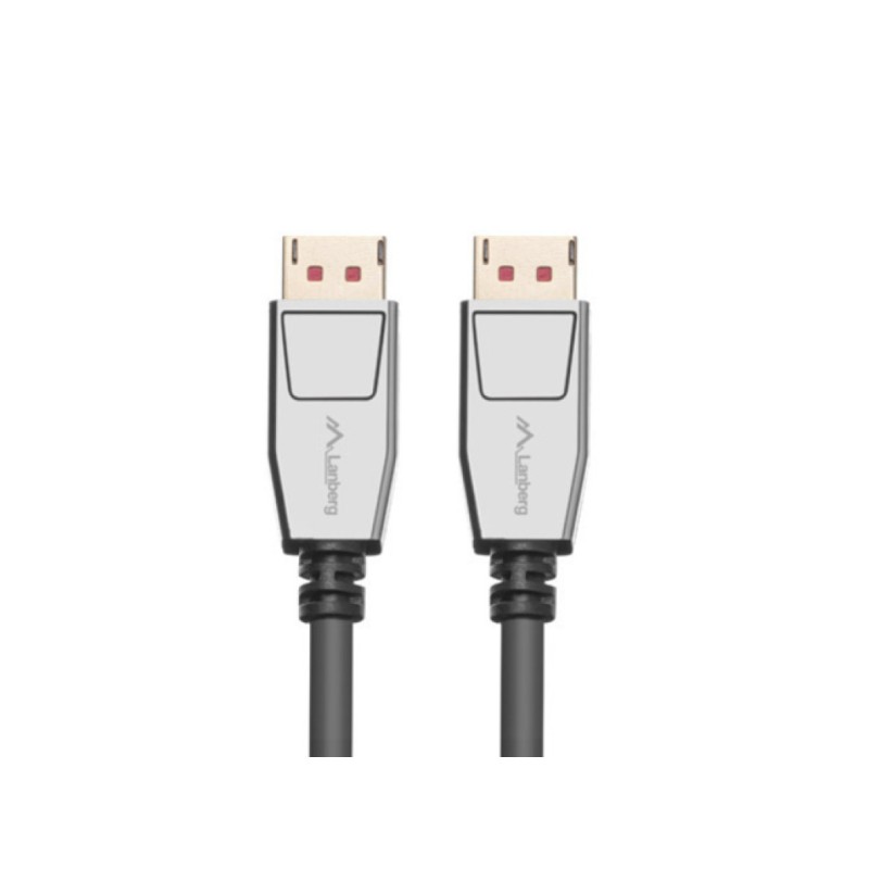 Kabel DisplayPort (m) => DisplayPort (m) 0,5m Lanberg 20 PIN V1.4 8K Lanberg Kabel DisplayPort (m) => DisplayPort (m) 0,5m Lanberg 20 PIN V1.4 8K