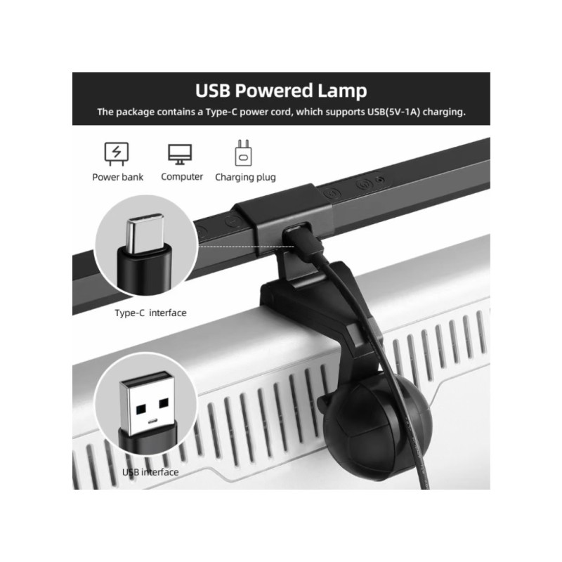 Equip Monitor USB LED svetilka možna zatemnitev Equip Equip Monitor USB LED svetilka možna zatemnitev