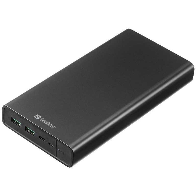 Prenosna baterija Sandberg USB-C PD 100W 38.400 mAh 1x USB-B 2x USB-A 1x USB-C SANDBERG Prenosna baterija Sandberg USB-C PD 100W 38.400 mAh 1x USB-B 2x USB-A 1x USB-C