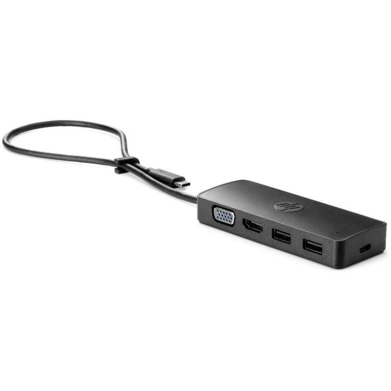 Priklopna postaja USB-C => HP Travel Hub G2 2xUSB 3.2 1x USB-C VGA HDMI HP Priklopna postaja USB-C => HP Travel Hub G2 2xUSB 3.2 1x USB-C VGA HDMI