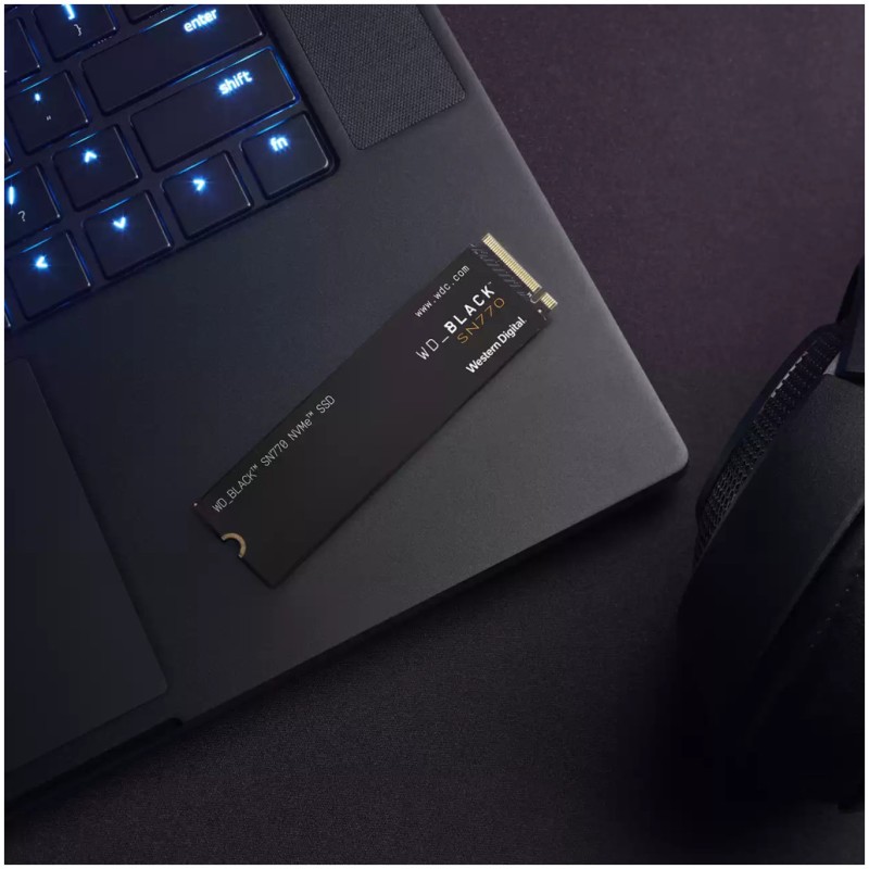 Disk SSD M.2 NVMe PCIe 4.0 1TB WD SN770 Black Gaming 2280 5150/4900MB/s (WDS100T3X0E) WD Disk SSD M.2 NVMe PCIe 4.0 1TB WD SN770 Black Gaming 2280 5150/4900MB/s (WDS100T3X0E)