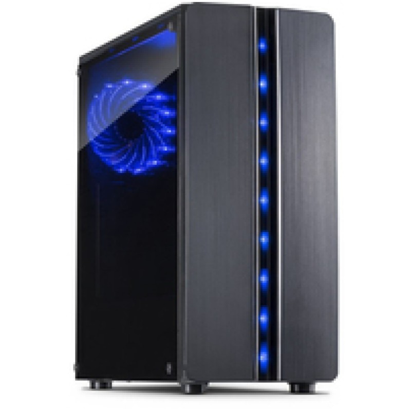 Ohišje Inter-Tech Thunder MidiATX - črna Inter-Tech Ohišje Inter-Tech Thunder MidiATX - črna