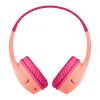 Slušalke brezžične naglavne Bluetooth stereo + 3,5 Belkin za otroke - roza