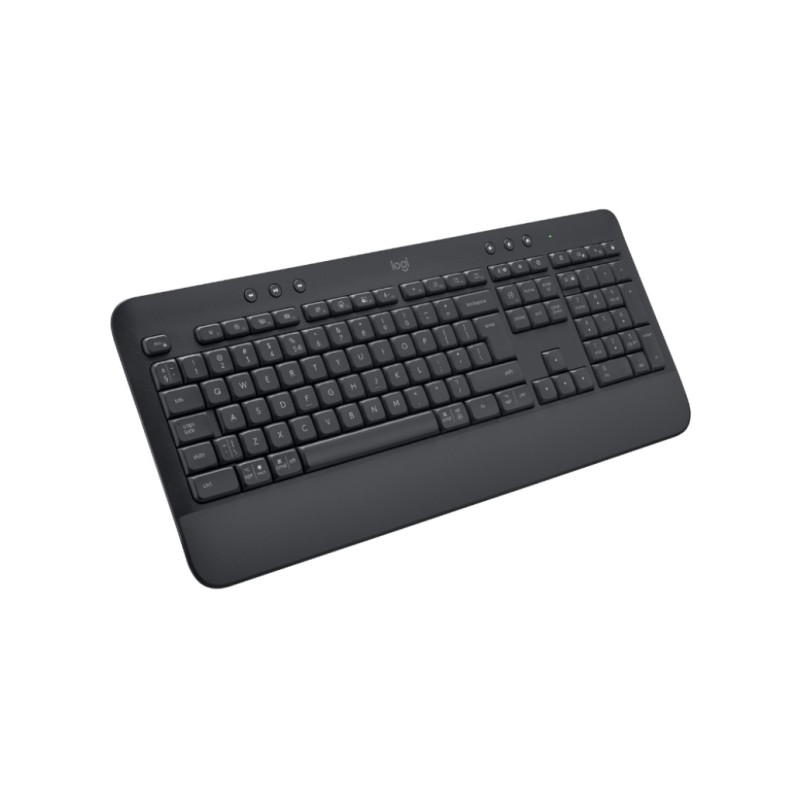 Tipkovnica brezžična + Bluetooth Logitech K650 Signature US international | SLO gravura grafitna (920-010945) LOGITECH Tipkovnica brezžična + Bluetooth Logitech K650 Signature US international | SLO gravura grafitna (920-010945)