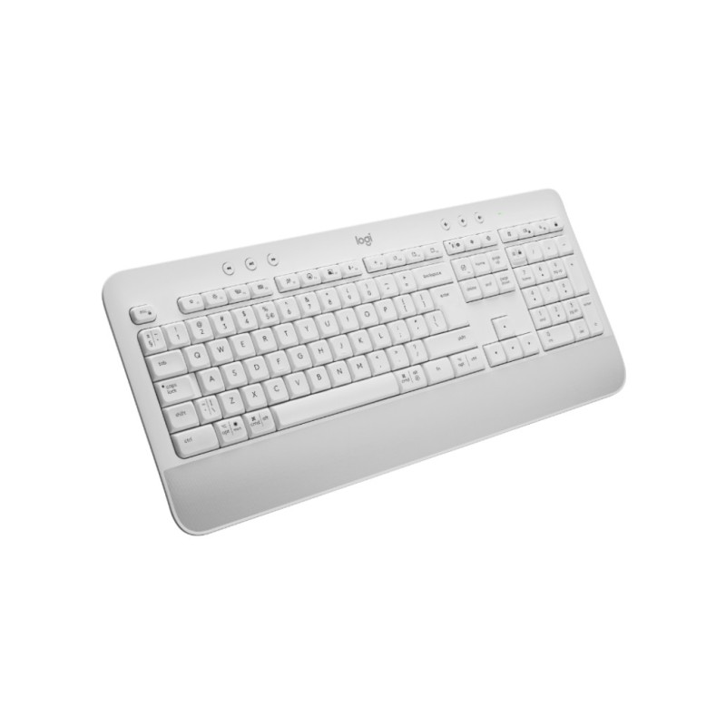 Tipkovnica brezžična + Bluetooth Logitech K650 Signature US international | SLO gravura bela (920-010977) LOGITECH Tipkovnica brezžična + Bluetooth Logitech K650 Signature US international | SLO gravura bela (920-010977)