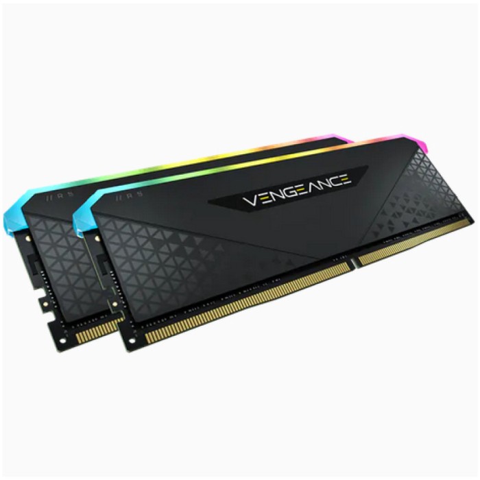 DDR4 16GB 3200MHz CL16 KIT (2x 8GB) Corsair RGB Vengeance LPX XMP2.0 1,35V Gaming črna (CMG16GX4M2E3200C16) DDR4 16GB 3200MHz CL16 KIT (2x 8GB) Corsair RGB Vengeance LPX XMP2.0 1,35V Gaming črna (CMG16GX4M2E3200C16)