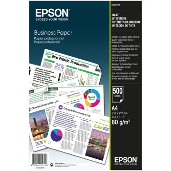 Papir A-4/500list- 80gr/m2 Epson Business (C13S450075) Papir A-4/500list- 80gr/m2 Epson Business (C13S450075)