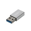 Adapter USB-A => USB-C (ž) 3.2 Gen1 SuperSpeed LogiLink, srebrn (AU0056)