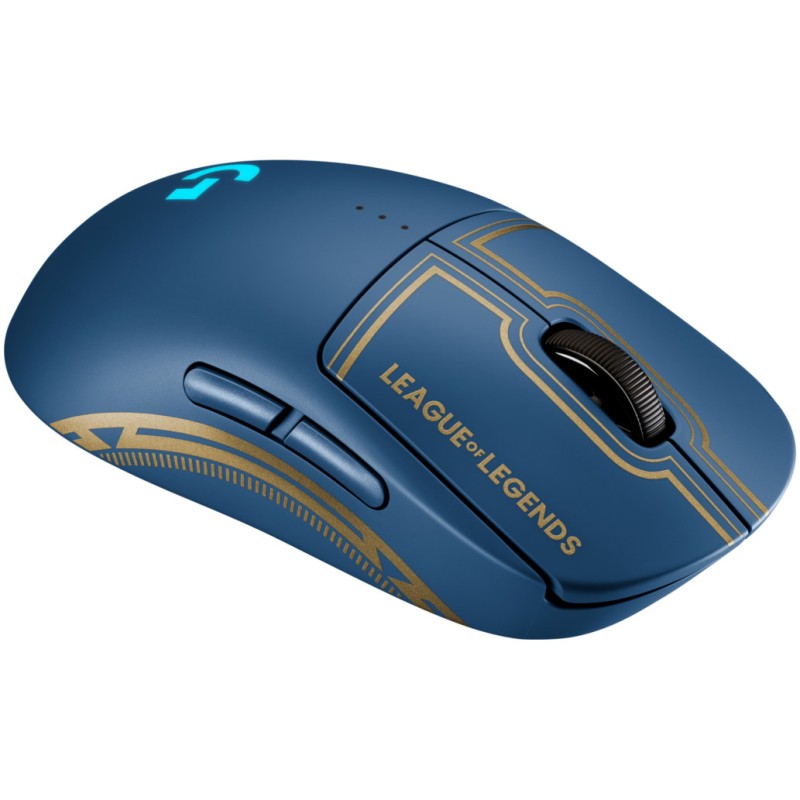 Miš Logitech brezžična optična gaming G PRO LOL Wave 2 modra (za levičarje in desničarje) LightSpeed senzor (910-006451) LOGITECH Miš Logitech brezžična optična gaming G PRO LOL Wave 2 modra (za levičarje in desničarje) LightSpeed senzor (910-006451)