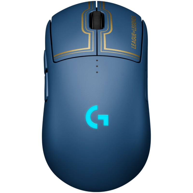 Miš Logitech brezžična optična gaming G PRO LOL Wave 2 modra (za levičarje in desničarje) LightSpeed senzor (910-006451) LOGITECH Miš Logitech brezžična optična gaming G PRO LOL Wave 2 modra (za levičarje in desničarje) LightSpeed senzor (910-006451)