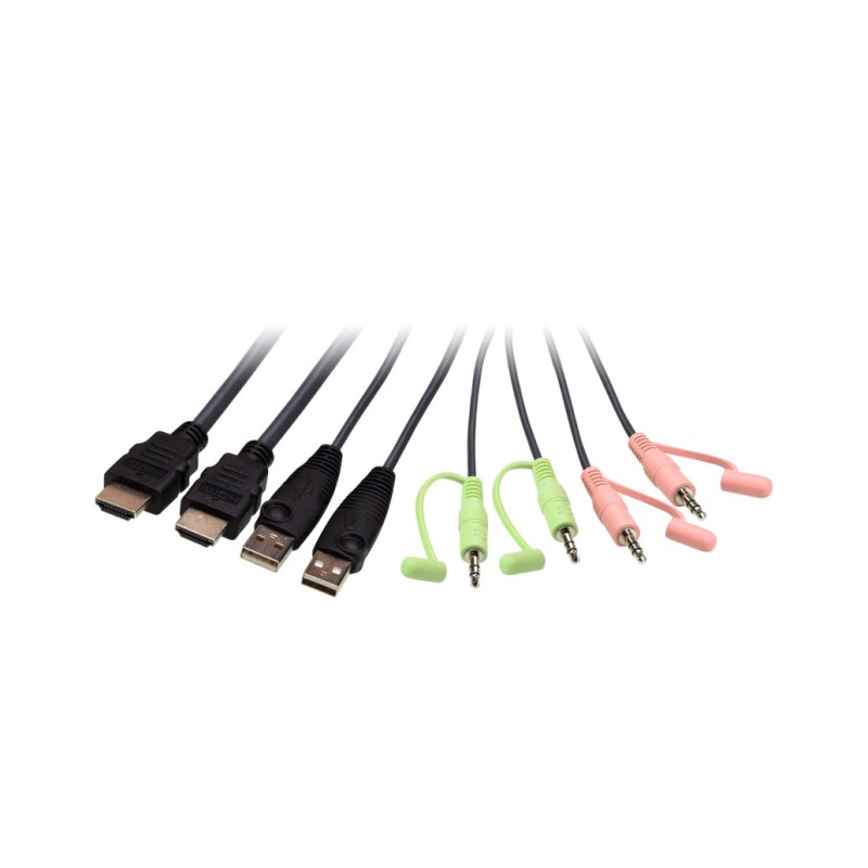 Podatkovni preklopnik Aten AUTO 2:1 4K HDMI/USB/AVDIO s kabli CS22H Aten Aten Podatkovni preklopnik Aten AUTO 2:1 4K HDMI/USB/AVDIO s kabli CS22H Aten