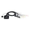 Podatkovni preklopnik Aten AUTO 2:1 4K HDMI/USB/AVDIO s kabli CS22H Aten