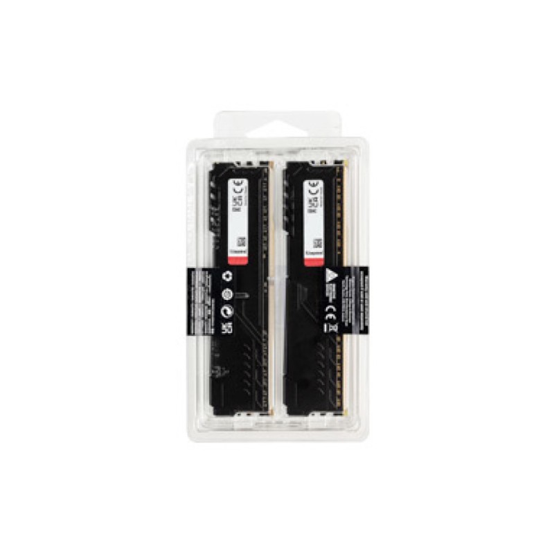DDR4 32GB 3200MHz CL16 KIT (2x16GB) Kingston Fury Beast XMP2.0 1,35V Fury črna (KF432C16BBK2/32) KINGSTON DDR4 32GB 3200MHz CL16 KIT (2x16GB) Kingston Fury Beast XMP2.0 1,35V Fury črna (KF432C16BBK2/32)