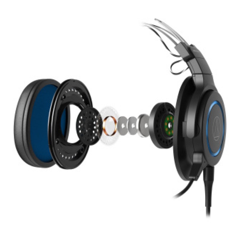 Slušalke žične naglavne 2x 3,5mm Audio-Technica ATH-G1 Gaming z mikrofonom - črne Audio-Technica Slušalke žične naglavne 2x 3,5mm Audio-Technica ATH-G1 Gaming z mikrofonom - črne