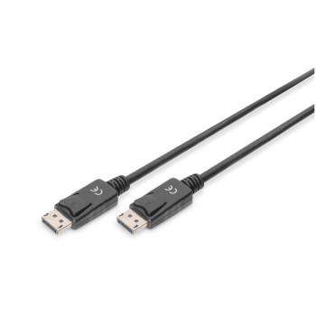 Kabel DisplayPort (m) => DisplayPort (m) 3,0m Digitus dvojno oklopljen ponikljani konektorji (AK-340100-030-S) Kabel DisplayPort (m) => DisplayPort (m) 3,0m Digitus dvojno oklopljen ponikljani konektorji (AK-340100-030-S)
