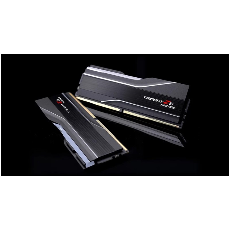DDR5 32GB 6000MHz CL36 KIT (2x16GB) G.Skill RGB Trident TZ5 NEO Expo K2 1,35V Gaming črna (F5-6000J3636F16GX2-TZ5NR) G.Skill DDR5 32GB 6000MHz CL36 KIT (2x16GB) G.Skill RGB Trident TZ5 NEO Expo K2 1,35V Gaming črna (F5-6000J3636F16GX2-TZ5NR)