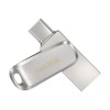 Spominski ključek 32GB USB 3.2/USB-C Sandisk Ultra Dual Luxe 150MB/s kovinski vrtljiv srebrn (SDDDC4-032G-G46) SANDISK Spominski ključek 32GB USB 3.2/USB-C Sandisk Ultra Dual Luxe 150MB/s kovinski vrtljiv srebrn (SDDDC4-032G-G46)