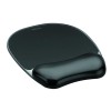 Podloga za miško z gelom ergonomska Fellowes Crystal™ črna FELLOWES Podloga za miško z gelom ergonomska Fellowes Crystal™ črna