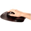 Podloga za miško z gelom ergonomska Fellowes Crystal™ črna FELLOWES Podloga za miško z gelom ergonomska Fellowes Crystal™ črna