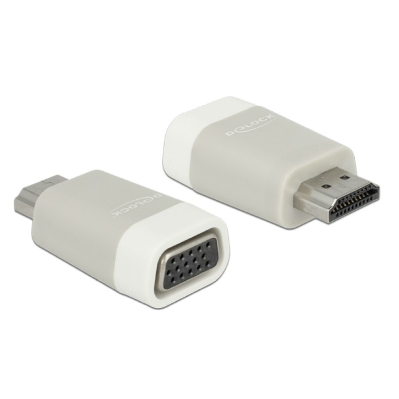 Adapter HDMI (m) => VGA (ž) Delock (65472) Delock Adapter HDMI (m) => VGA (ž) Delock (65472)