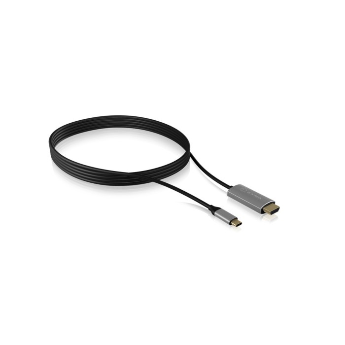 Kabel USB-C => HDMI 1,8m 4K@60HZ Icybox (IB-CB020-C) Kabel USB-C => HDMI 1,8m 4K@60HZ Icybox (IB-CB020-C)