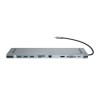 Priklopna postaja USB-C => 3x USB 3.0 tip A USB-C PD 60W 2x HDMI VGA microSD/SD/MMC RJ45 AUX Baseus Enjoyment Series srebrn (CATSX-G0G) Baseus Priklopna postaja USB-C => 3x USB 3.0 tip A USB-C PD 60W 2x HDMI VGA microSD/SD/MMC RJ45 AUX Baseus Enjoyment Series srebrn (CATSX-G0G)