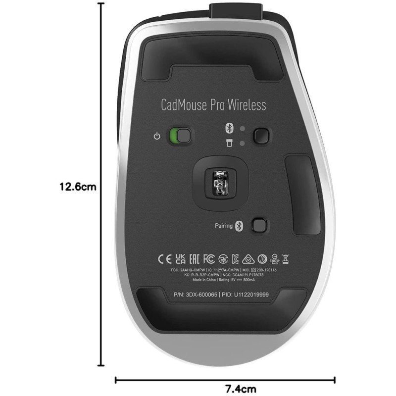 Miš 3Dconnexion CadMouse PRO Wireless USB-C (3DX-700116) 3Dconnexion Miš 3Dconnexion CadMouse PRO Wireless USB-C (3DX-700116)