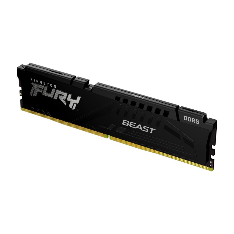 DDR5 16GB 5200MHz CL36 Single (1x16GB) Kingston Fury Beast XMP3.0 1,25V Fury črna (KF552C36BBE-16) KINGSTON DDR5 16GB 5200MHz CL36 Single (1x16GB) Kingston Fury Beast XMP3.0 1,25V Fury črna (KF552C36BBE-16)