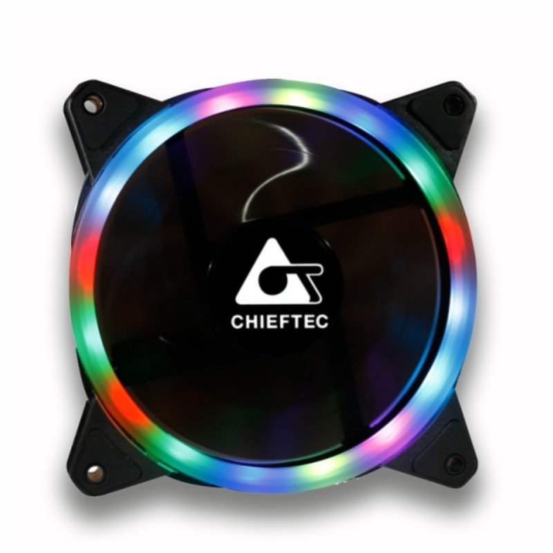 Ventilator Chieftec AF-12RGB 120mm, črna RGB CHIEFTEC Ventilator Chieftec AF-12RGB 120mm, črna RGB