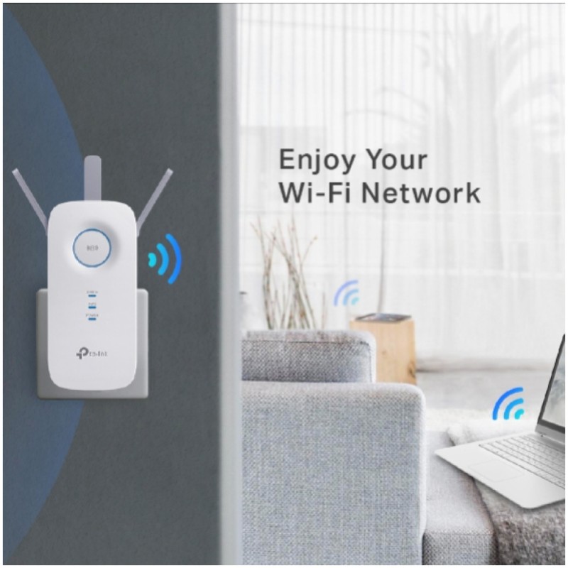 Razširitev brezžičnega omrežja TP-Link WiFi5 802.11ac AC1750 1300Mbit/s 1xRJ45 3x antena (RE450) TP-LINK Razširitev brezžičnega omrežja TP-Link WiFi5 802.11ac AC1750 1300Mbit/s 1xRJ45 3x antena (RE450)