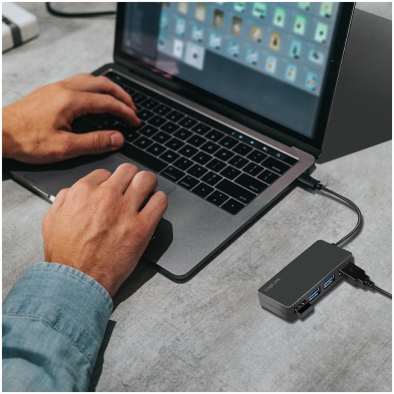 HUB USB 3.2 4portni LogiLink (UA0396) LOGILINK HUB USB 3.2 4portni LogiLink (UA0396)