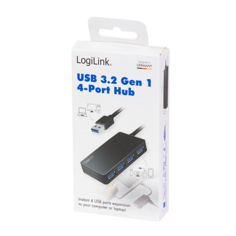 HUB USB 3.2 4portni LogiLink (UA0396) LOGILINK HUB USB 3.2 4portni LogiLink (UA0396)