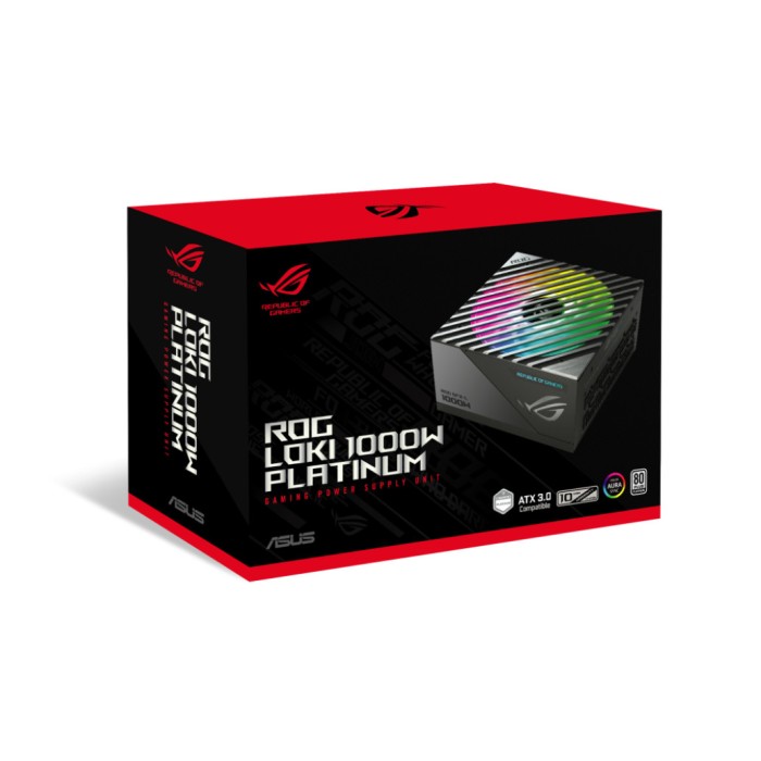 Napajalnik - 1000W Asus Loki SFX-L ROG 80Plus Platinum 92% ATX 3.0 Modular ARGB črna (90YE00N1-B0NA00) Napajalnik - 1000W Asus Loki SFX-L ROG 80Plus Platinum 92% ATX 3.0 Modular ARGB črna (90YE00N1-B0NA00)