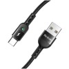 Kabel USB-C => USB-A 2.0 tekstil ovoj 1,80m 2A QC4 Mcdodo Omega - črn (CA-6420) Mcdodo Kabel USB-C => USB-A 2.0 tekstil ovoj 1,80m 2A QC4 Mcdodo Omega - črn (CA-6420)