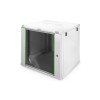 Kabinet zidni 12U 638 600x600 sestavljen siv Digitus (DN-19 12U-6/6-EC)
