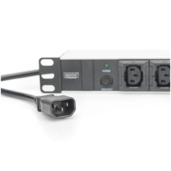 Razdelilec Digitus 48cm 10xEuro C13 ALU UPS Digitus črno/siv Razdelilec Digitus 48cm 10xEuro C13 ALU UPS Digitus črno/siv