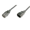 KABEL NAPAJALNI 220V podaljšek 1,20m C13 - C14 (AK-440201-012-S)