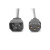 KABEL NAPAJALNI 220V podaljšek 1,20m C13 - C14 (AK-440201-012-S)