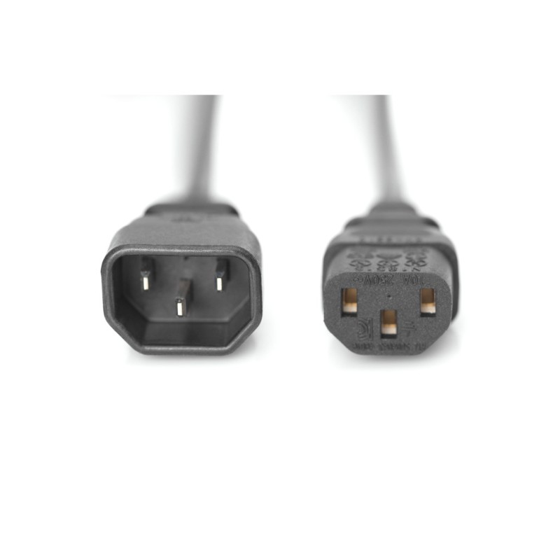 KABEL NAPAJALNI 220V podaljšek 1,20m C13 - C14 (AK-440201-012-S) Digitus KABEL NAPAJALNI 220V podaljšek 1,20m C13 - C14 (AK-440201-012-S)