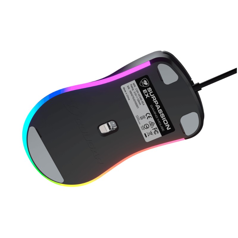 Miš Cougar USB Surpassion EX optična gaming 6400DPI RGB črna (CGR-WOMB-SEX) Cougar Miš Cougar USB Surpassion EX optična gaming 6400DPI RGB črna (CGR-WOMB-SEX)