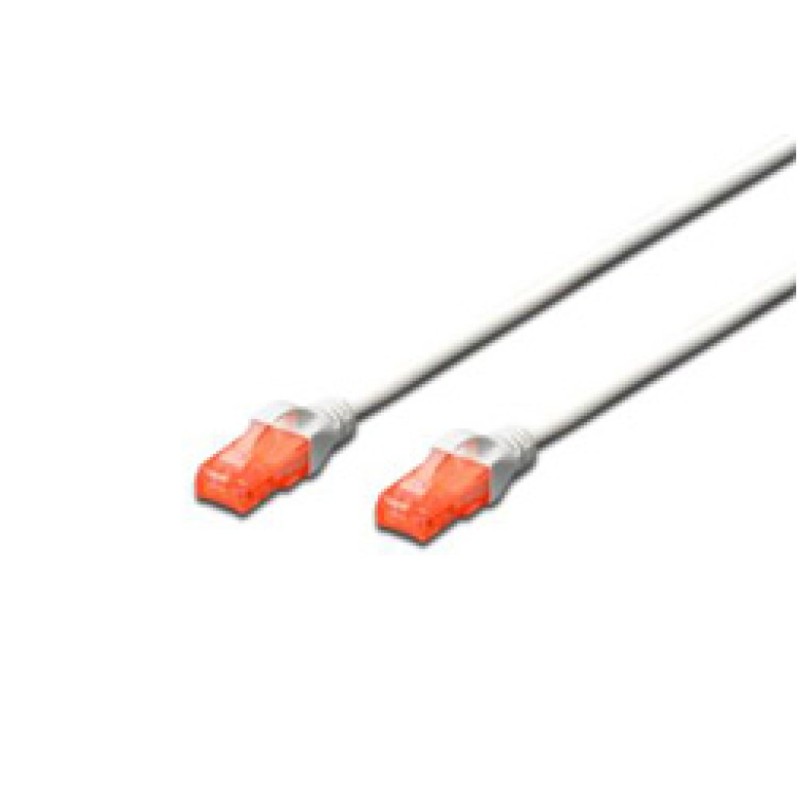 KABEL PATCH UTP Cat 6 5,00m RJ45 1Gbit Digitus - bel (DK-1617-050/WH) Digitus KABEL PATCH UTP Cat 6 5,00m RJ45 1Gbit Digitus - bel (DK-1617-050/WH)