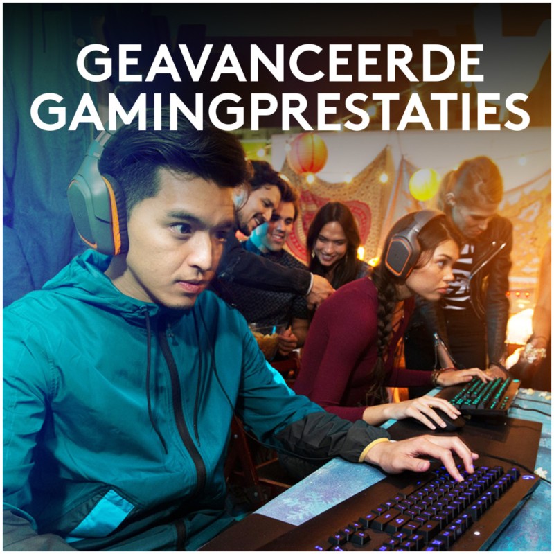 Gaming Tipkovnica USB Logitech G213 Prodigy US international | SLO gravura črna RGB (920-008093) LOGITECH Gaming Tipkovnica USB Logitech G213 Prodigy US international | SLO gravura črna RGB (920-008093)