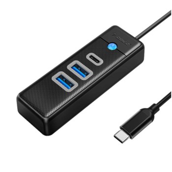 HUB USB-C => 2x USB 3.0 + USB-C Orico 0,15m (PWC2U-C3-015-BK-EP) HUB USB-C => 2x USB 3.0 + USB-C Orico 0,15m (PWC2U-C3-015-BK-EP)