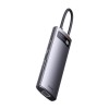 Priklopna postaja USB-C =>BASEUS 1xHDMI 1xVGA 3xUSB3.0 1xUSB-C PD100W Čitalec kartic (WKWG050013) Baseus Priklopna postaja USB-C =>BASEUS 1xHDMI 1xVGA 3xUSB3.0 1xUSB-C PD100W Čitalec kartic (WKWG050013)