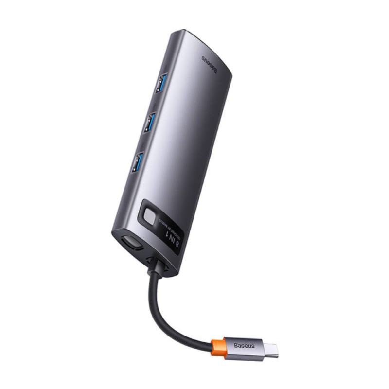 Priklopna postaja USB-C =>BASEUS 1xHDMI 1xVGA 3xUSB3.0 1xUSB-C PD100W Čitalec kartic (WKWG050013) Baseus Priklopna postaja USB-C =>BASEUS 1xHDMI 1xVGA 3xUSB3.0 1xUSB-C PD100W Čitalec kartic (WKWG050013)