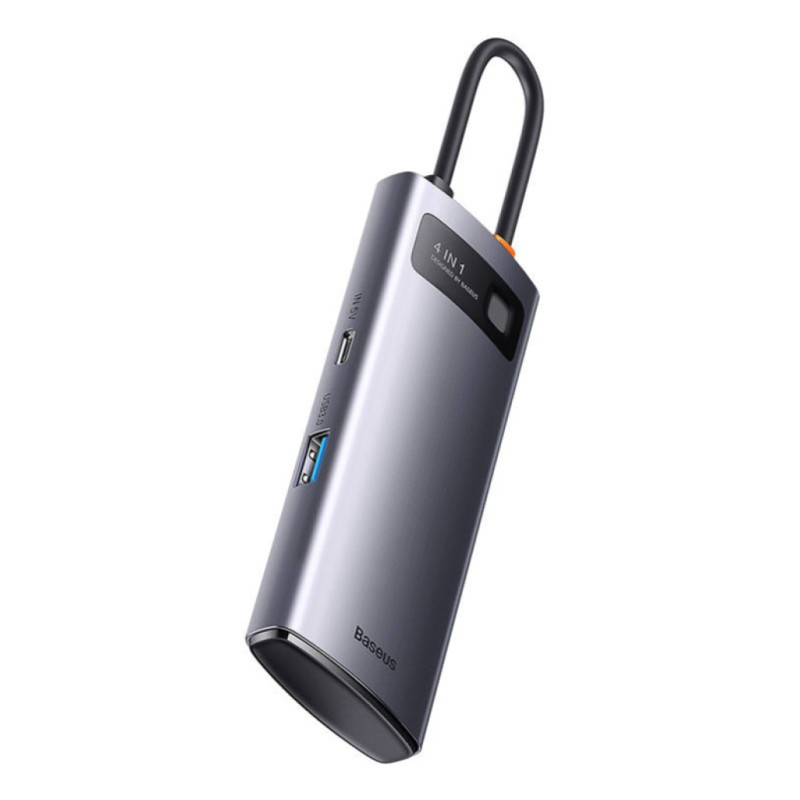 Priklopna postaja USB-C => 4x USB 3.0 1x USB-C power port 5V/3A Baseus (WKWG070013) Baseus Priklopna postaja USB-C => 4x USB 3.0 1x USB-C power port 5V/3A Baseus (WKWG070013)