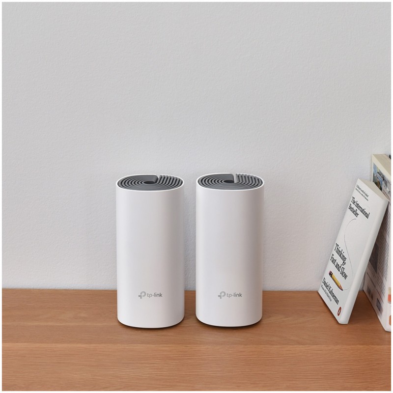 Usmerjevalnik brezžični mrežni sistem TP-Link Deco E4 WiFi5 802.11ac AC1200 867Mbit/s MESH MU-MIMO 2xLAN 2x notranja antena (Deco E4(2-pack)) TP-LINK Usmerjevalnik brezžični mrežni sistem TP-Link Deco E4 WiFi5 802.11ac AC1200 867Mbit/s MESH MU-MIMO 2xLAN 2x notranja antena (Deco E4(2-pack))