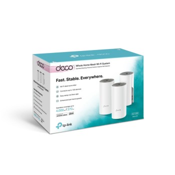 Usmerjevalnik brezžični mrežni sistem TP-Link Deco E4 WiFi5 802.11ac AC1200 867Mbit/s MESH MU-MIMO 2xLAN 2x notranja antena (Deco E4(3-pack))