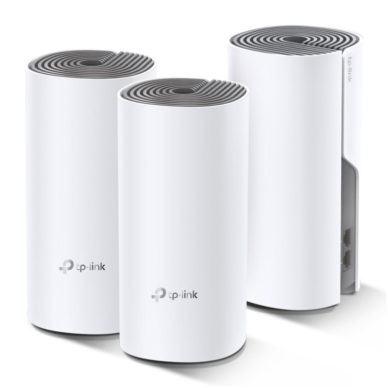 Usmerjevalnik brezžični mrežni sistem TP-Link Deco E4 WiFi5 802.11ac AC1200 867Mbit/s MESH MU-MIMO 2xLAN 2x notranja antena (Deco E4(3-pack)) TP-LINK Usmerjevalnik brezžični mrežni sistem TP-Link Deco E4 WiFi5 802.11ac AC1200 867Mbit/s MESH MU-MIMO 2xLAN 2x notranja antena (Deco E4(3-pack))